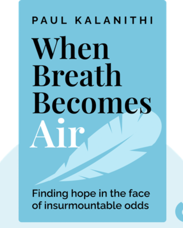 Book cover of “When Breath Becomes Air” by Paul Kalanithi.