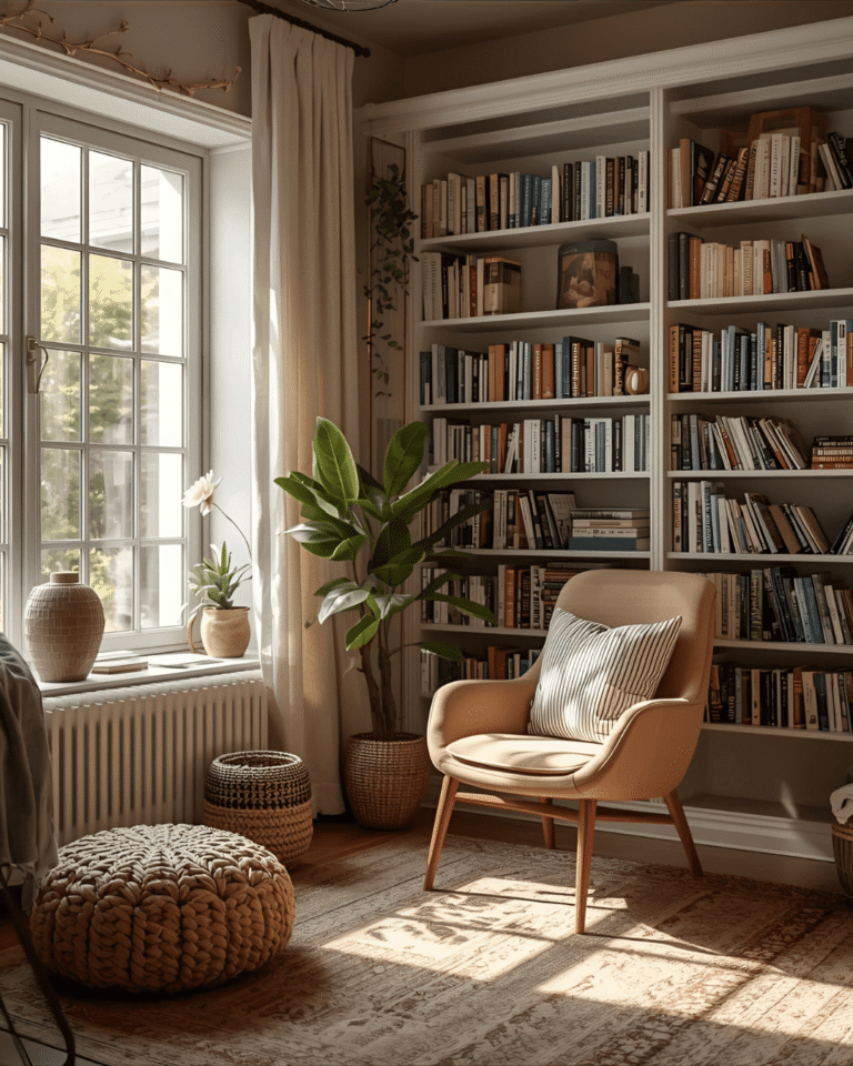 cozy reading corner