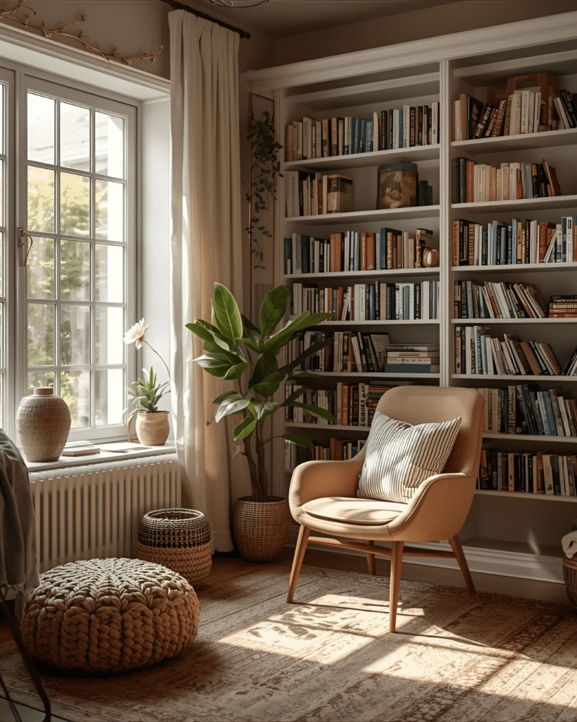 cozy reading corner