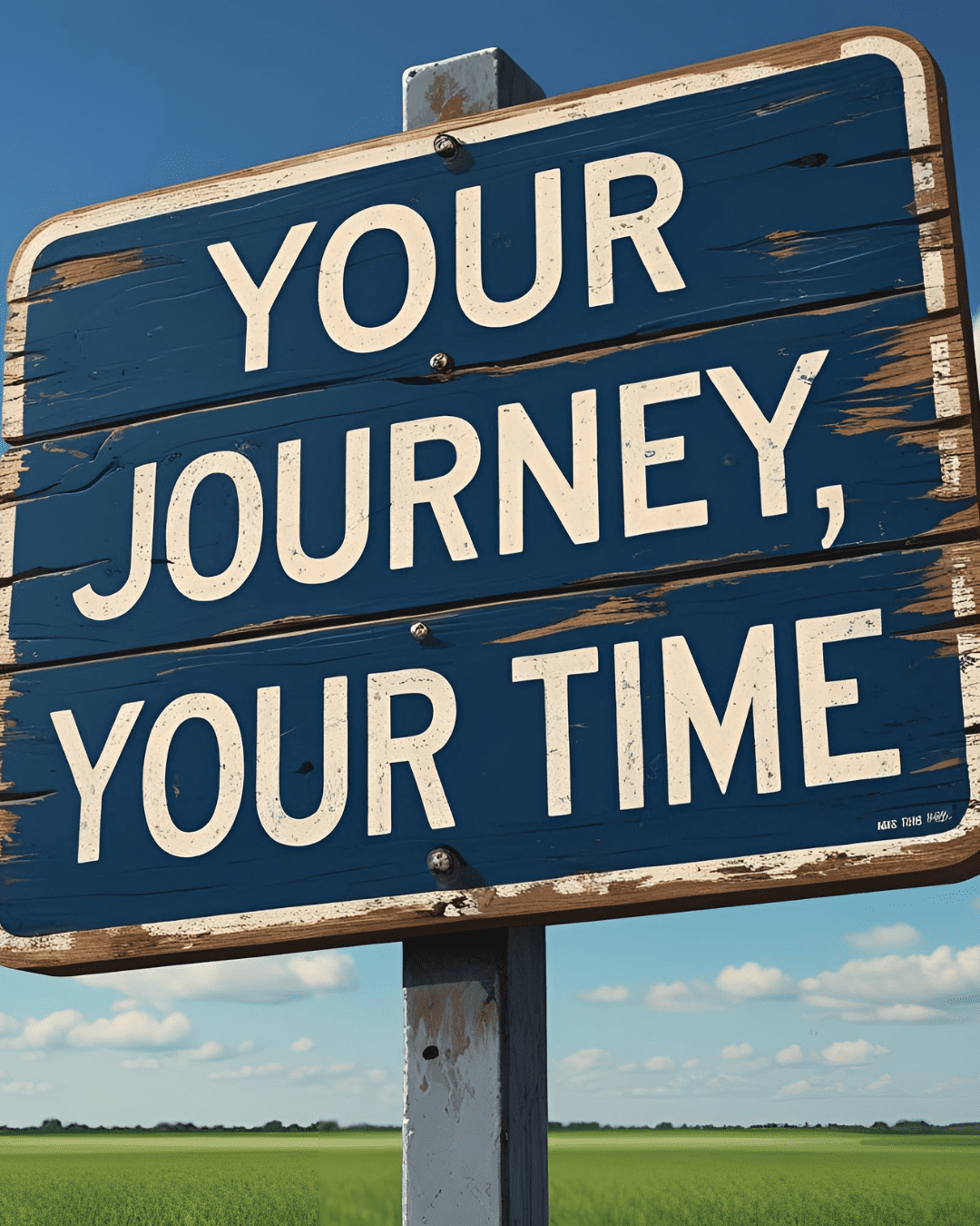 your journey your time